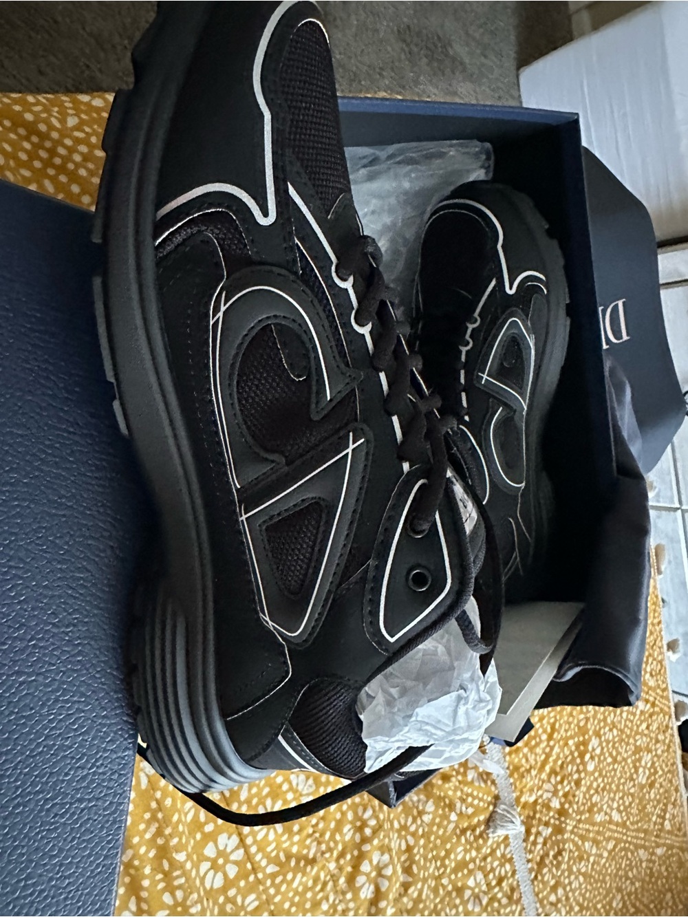 B30 Dior Men's black Sneakers